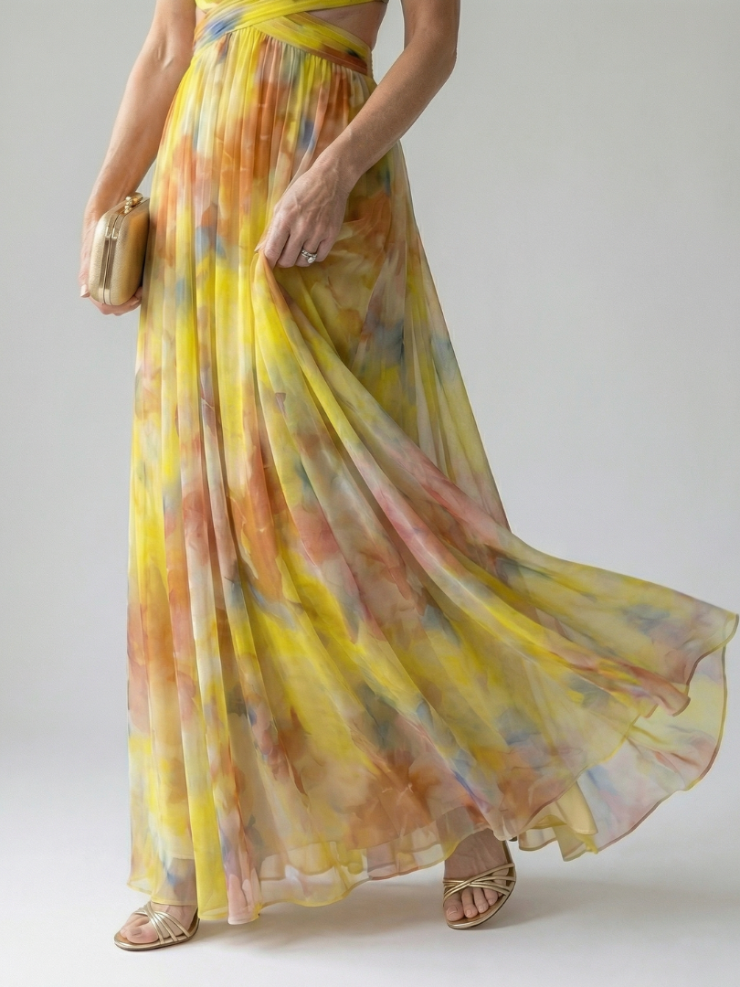 Isa Soft Wrap Maxi Dress