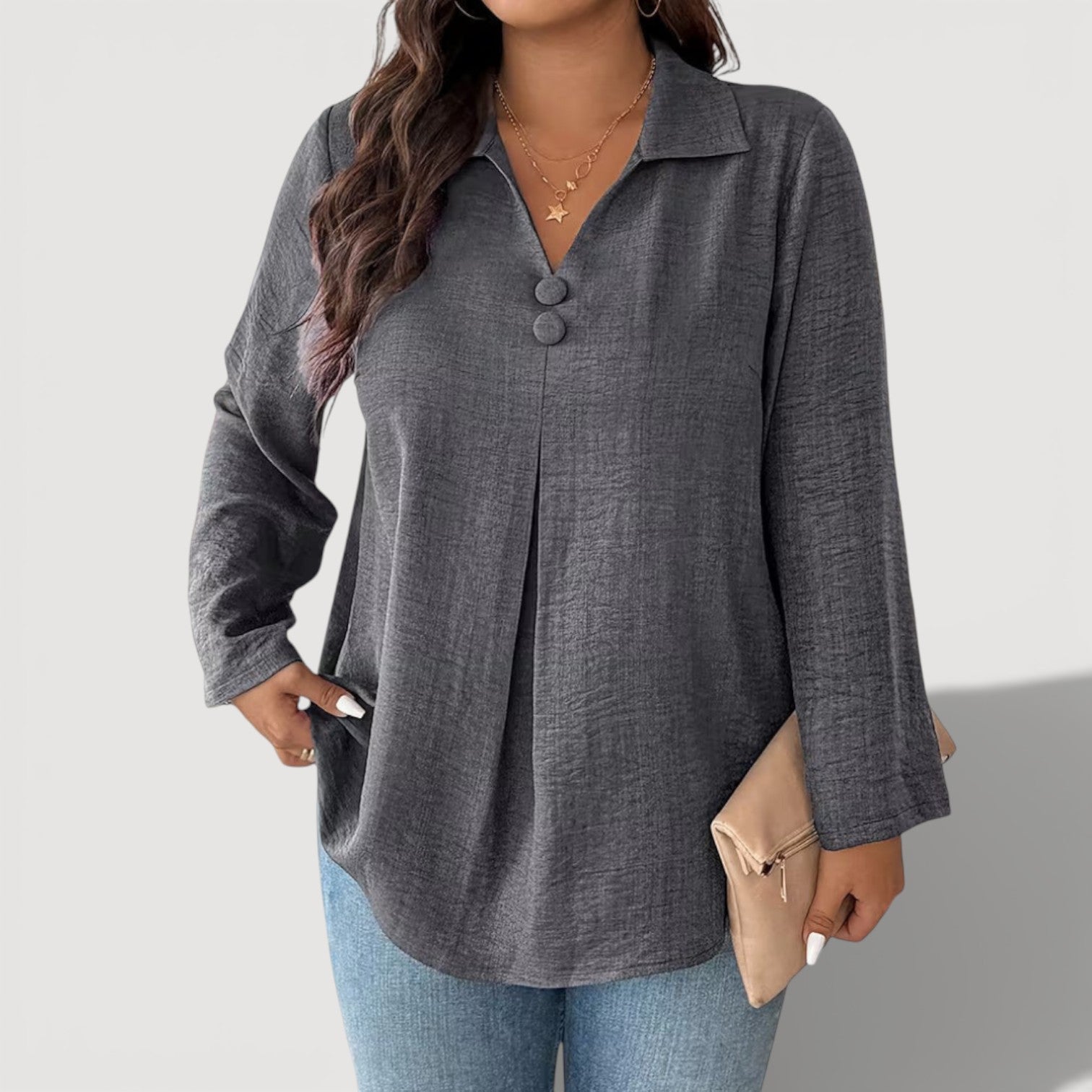 NANCY – CLASSIC BUTTON SHIRT