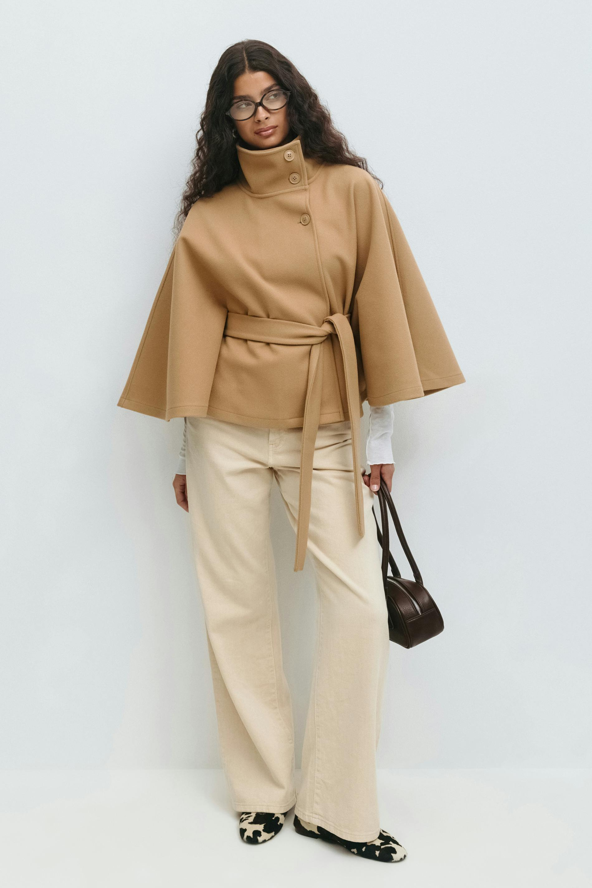Ombrelle | Belted Cape Jacket