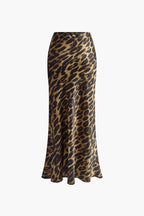 Malia - Leopard Maxi Skirt