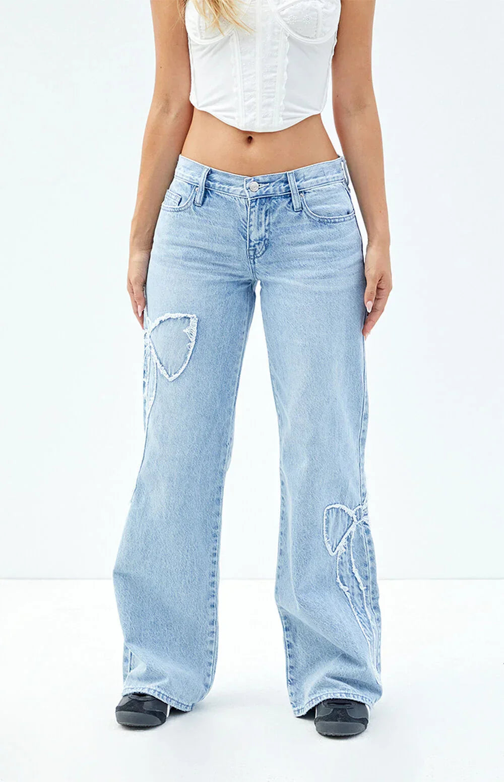 Lily | Bow Tie Jeans