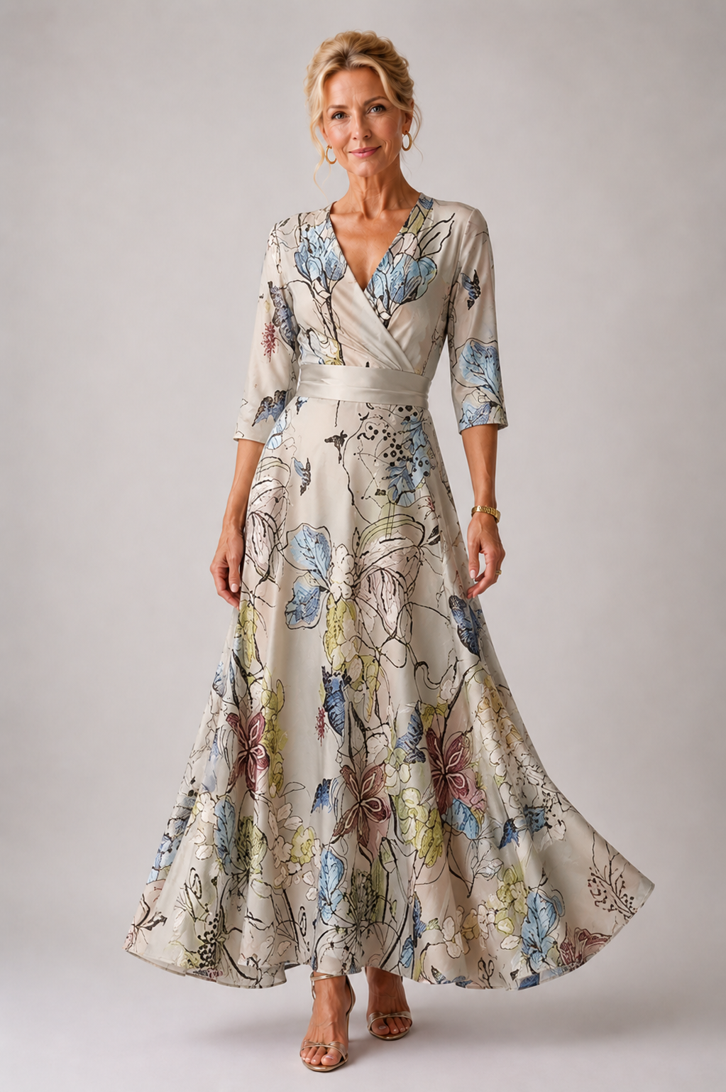 Yael | Chic Floral Print Dress