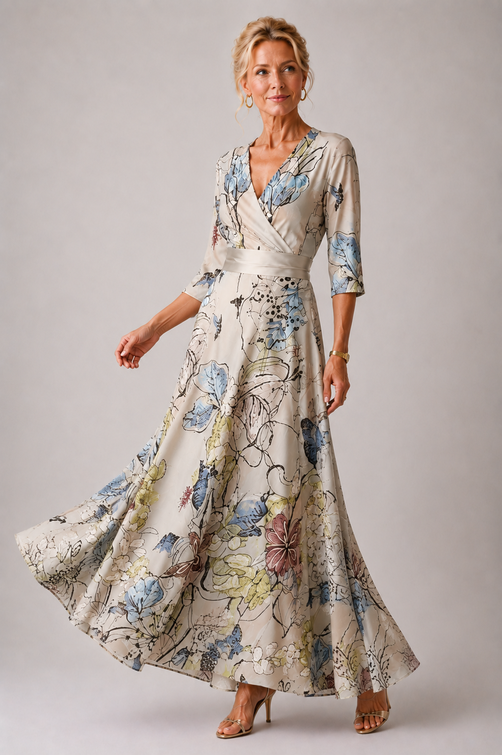 Yael | Chic Floral Print Dress