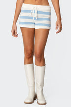 Skye Striped Knit Shorts