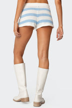 Skye Striped Knit Shorts