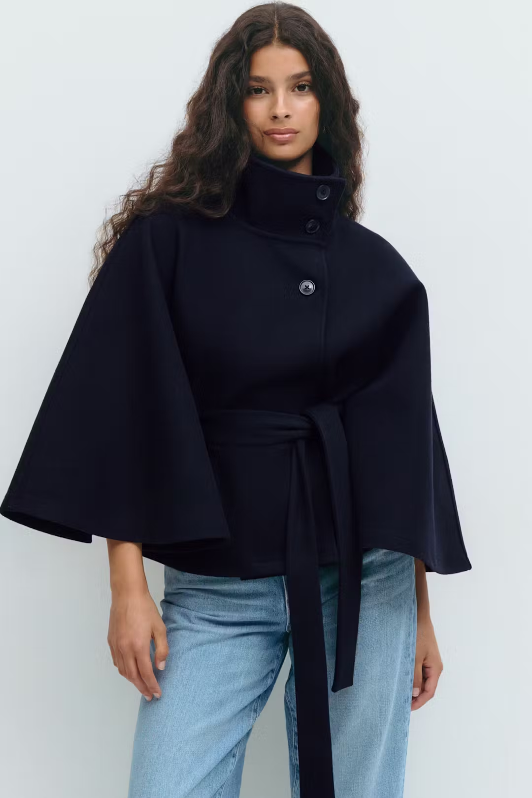 Ombrelle | Belted Cape Jacket