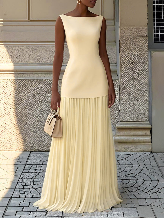 Shayla | Pleated Maxi Dress