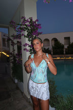 Ivanna - Sequin Halter Tank Top