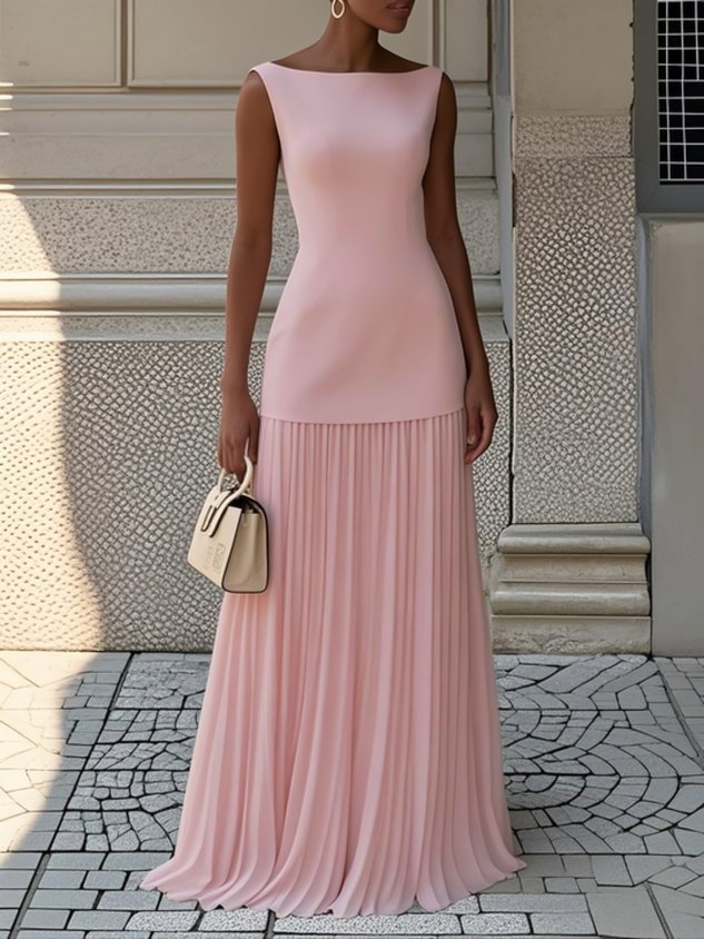 Shayla | Pleated Maxi Dress