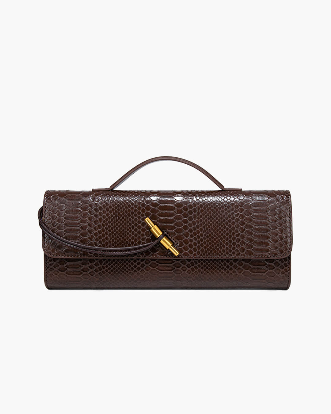 Bianca Croc-Embossed Leather Bag