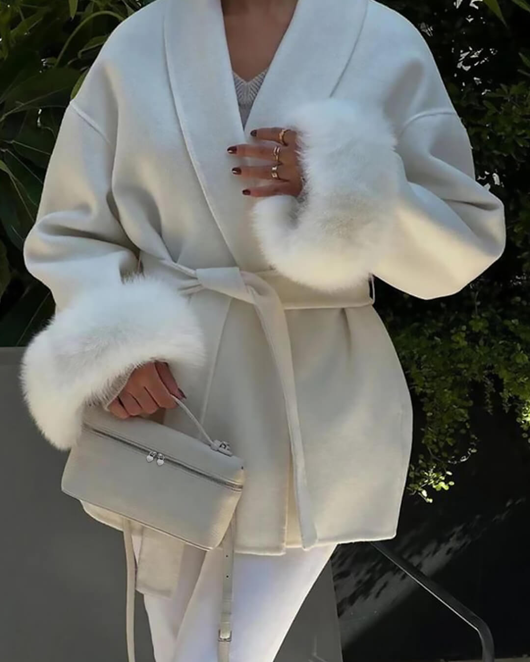 Harper Smooth Leather Vanity Bag