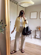 Margaret Woven Tote Bag