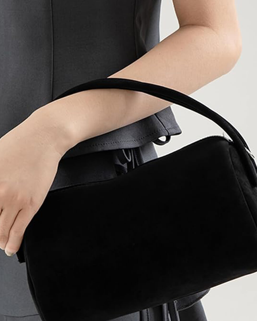 Bella Vegan Suede Bag