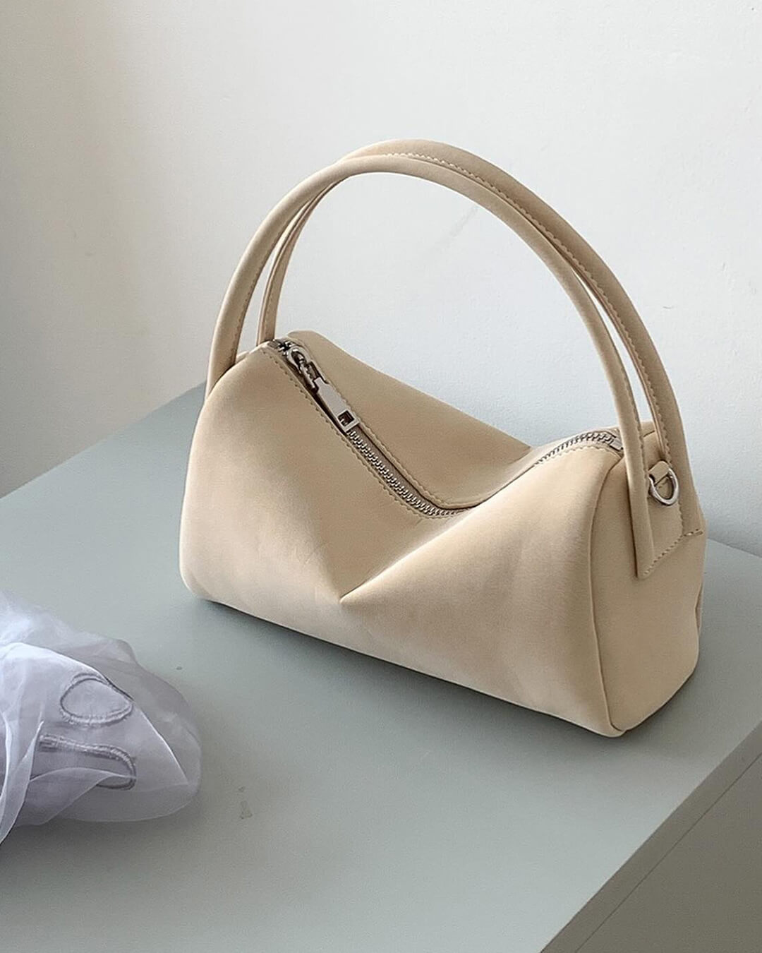 Bella Vegan Suede Bag
