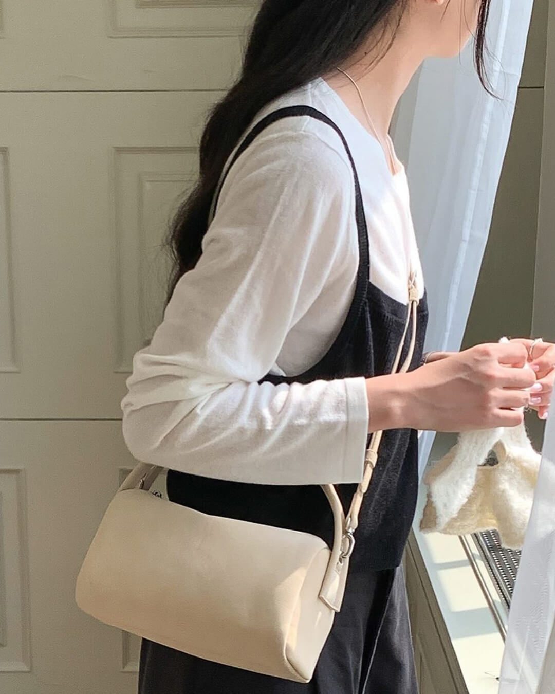 Bella Vegan Suede Bag
