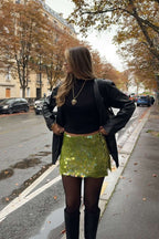 Ilayda - Sequin Mini Skirt