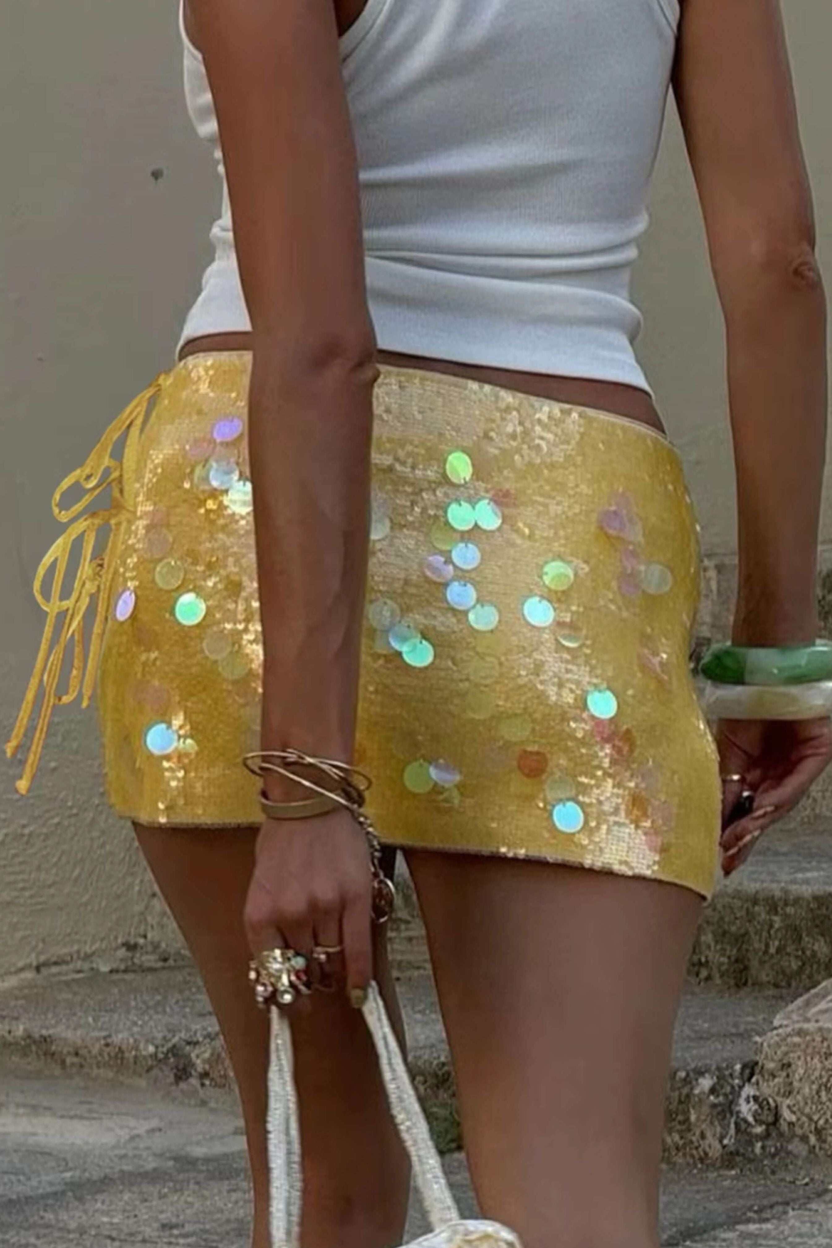 Ilayda - Sequin Mini Skirt