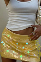 Ilayda - Sequin Mini Skirt