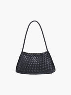 Marissa Vegan Leather Woven Bag Small