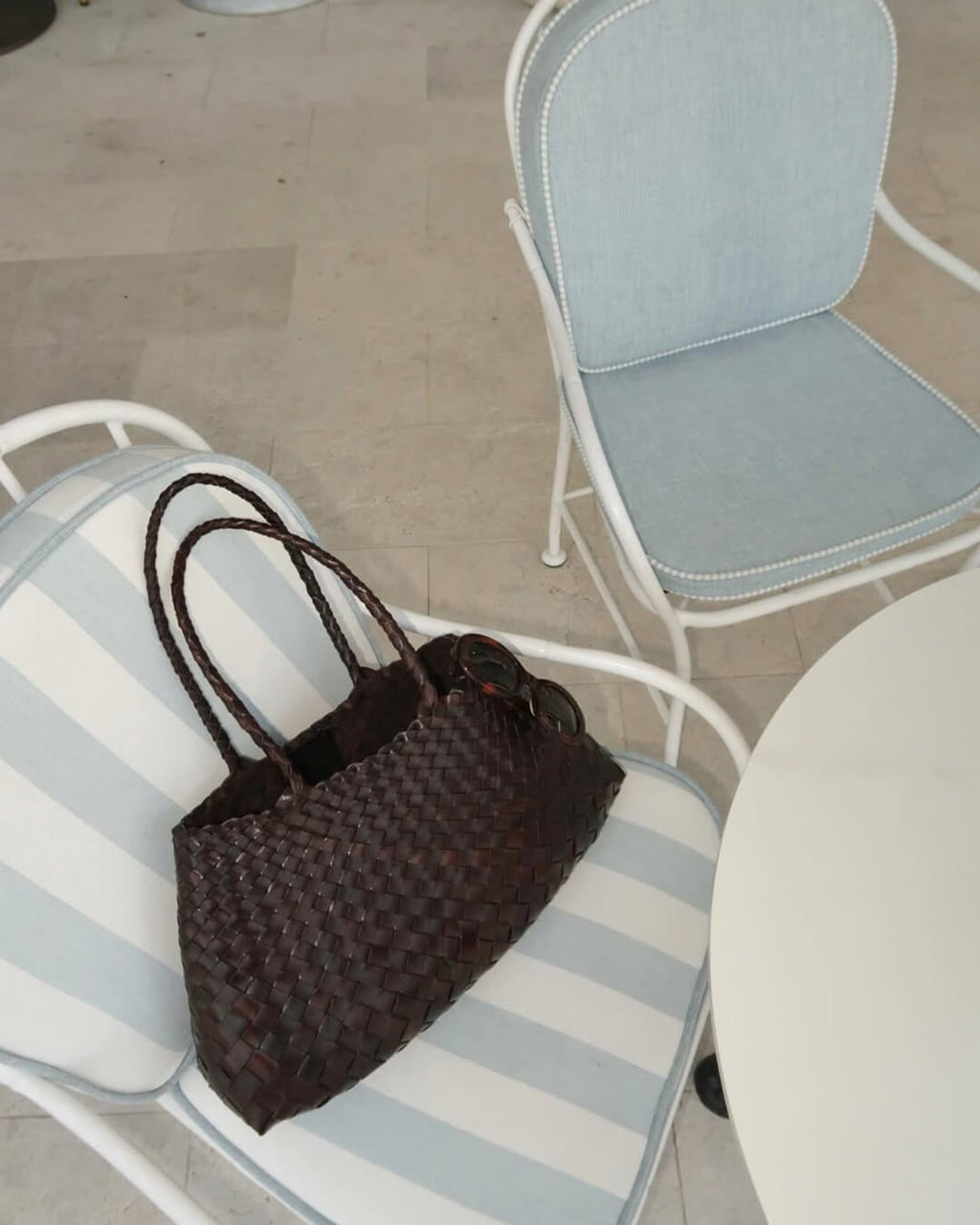 Marissa Vegan Leather Woven Bag Medium