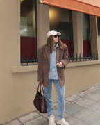 Marissa Vegan Leather Woven Bag Medium