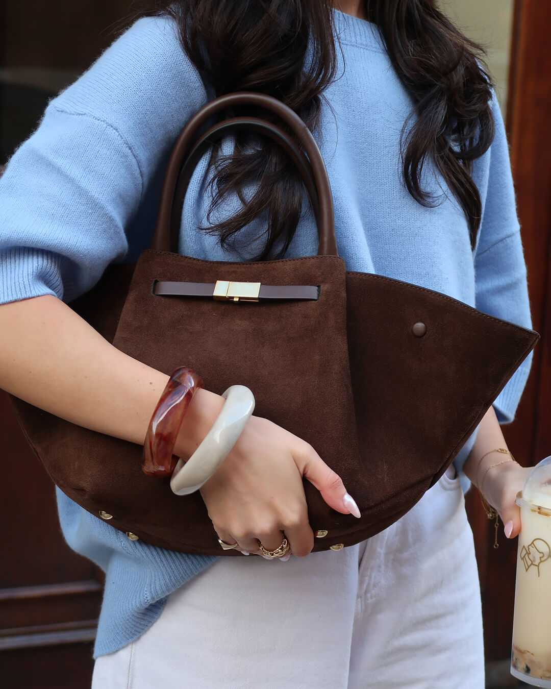 Melanie Suede Bag