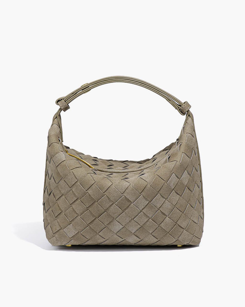 Mica Woven Suede Leather Bag