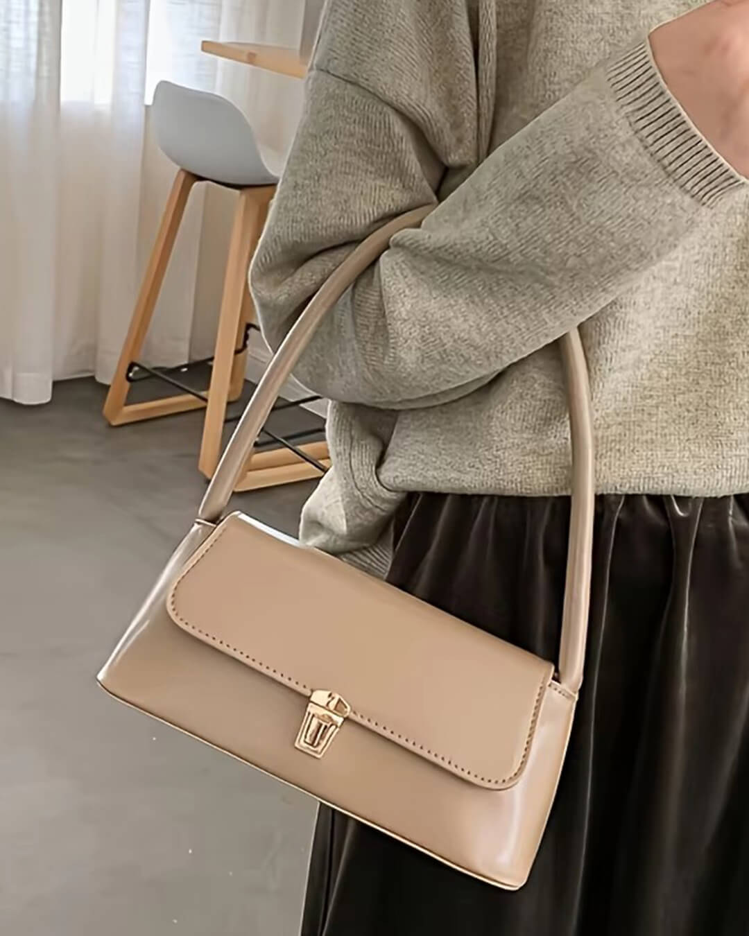Tracy Leather Shoulder Bag