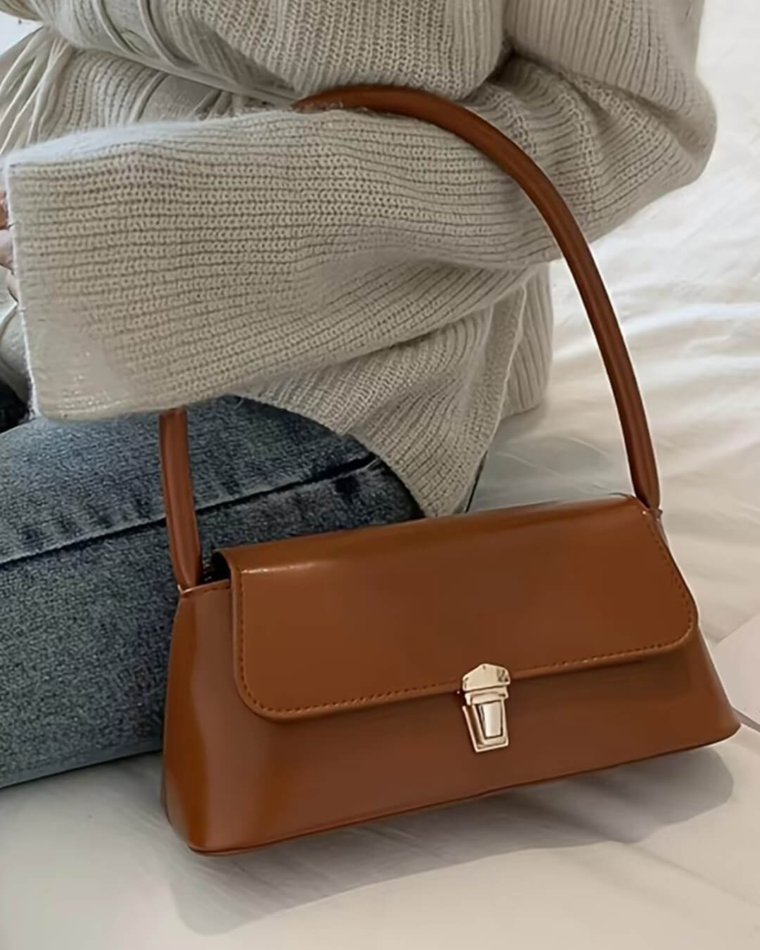 Tracy Leather Shoulder Bag