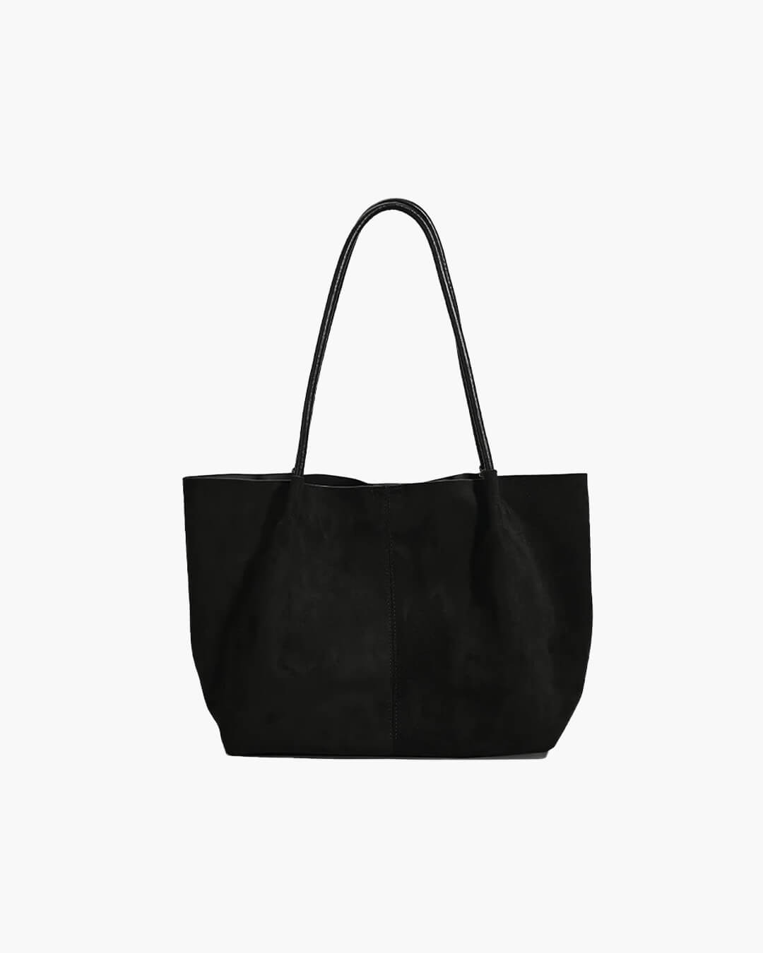 Cheska Suede Tote Bag with Pouch