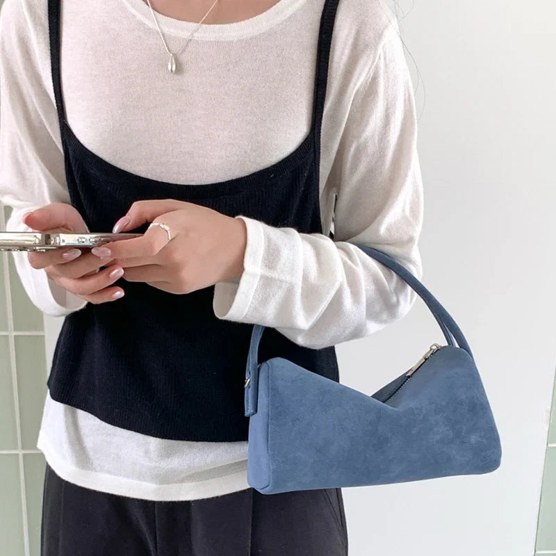 Bella Vegan Suede Bag