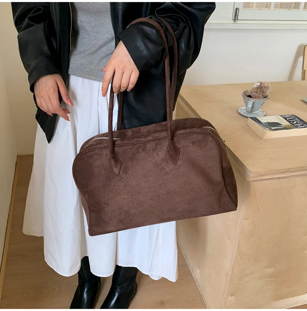 Jenny Suede Shoulder Bag