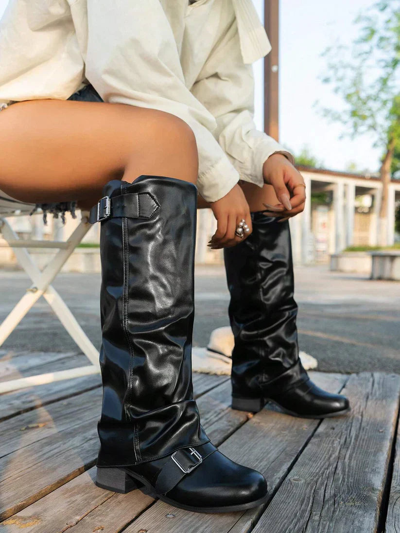 Maylee | Leather Boots