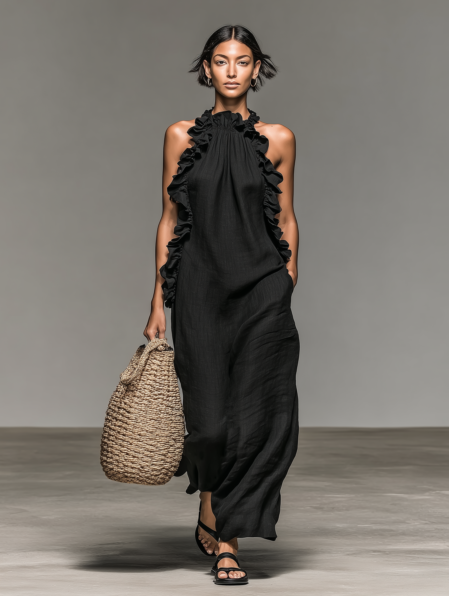 Gwyneth | Ruffled Maxi Dress
