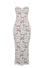 Isabella- Pearl Blossom Maxi Dress