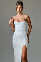 Mina - Appliqué Maxi Dress