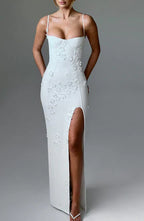 Mina - Appliqué Maxi Dress