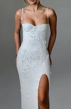 Mina - Appliqué Maxi Dress