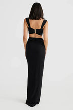 Violetta - Cut-Out Maxi Skirt Set