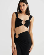 Alarice - Cut-Out Maxi Skirt Set