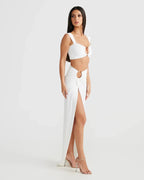 Alarice - Cut-Out Maxi Skirt Set