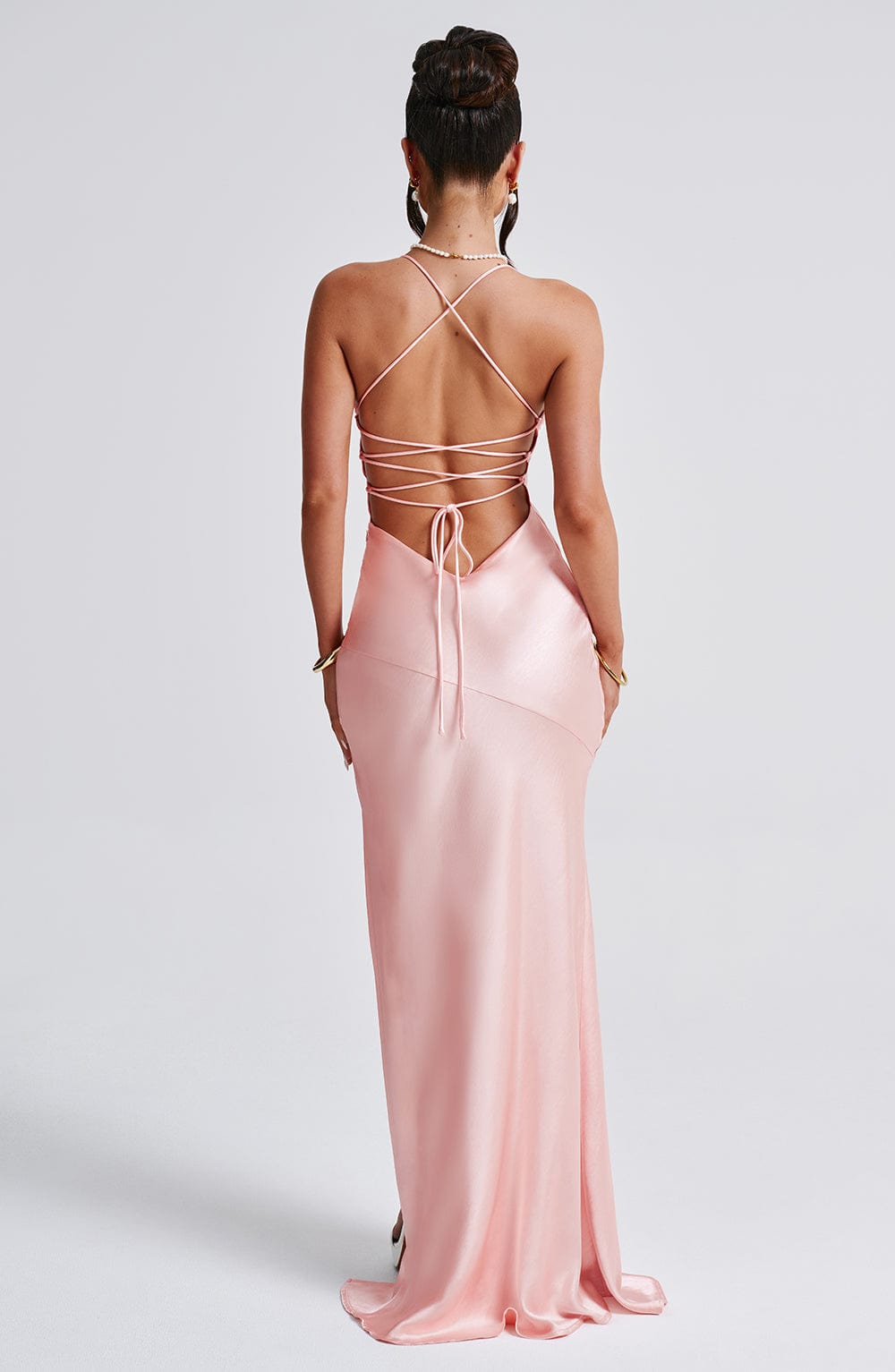 Alexia - Satin Maxi Dress