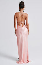 Alexia - Satin Maxi Dress
