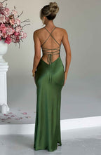 Alexia - Satin Maxi Dress