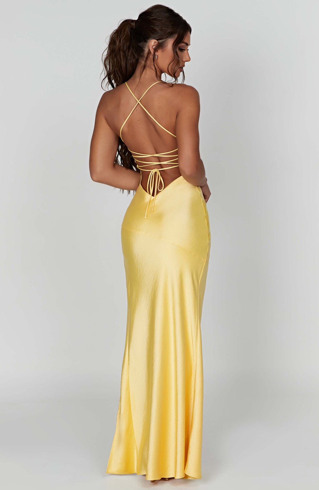 Alexia - Satin Maxi Dress