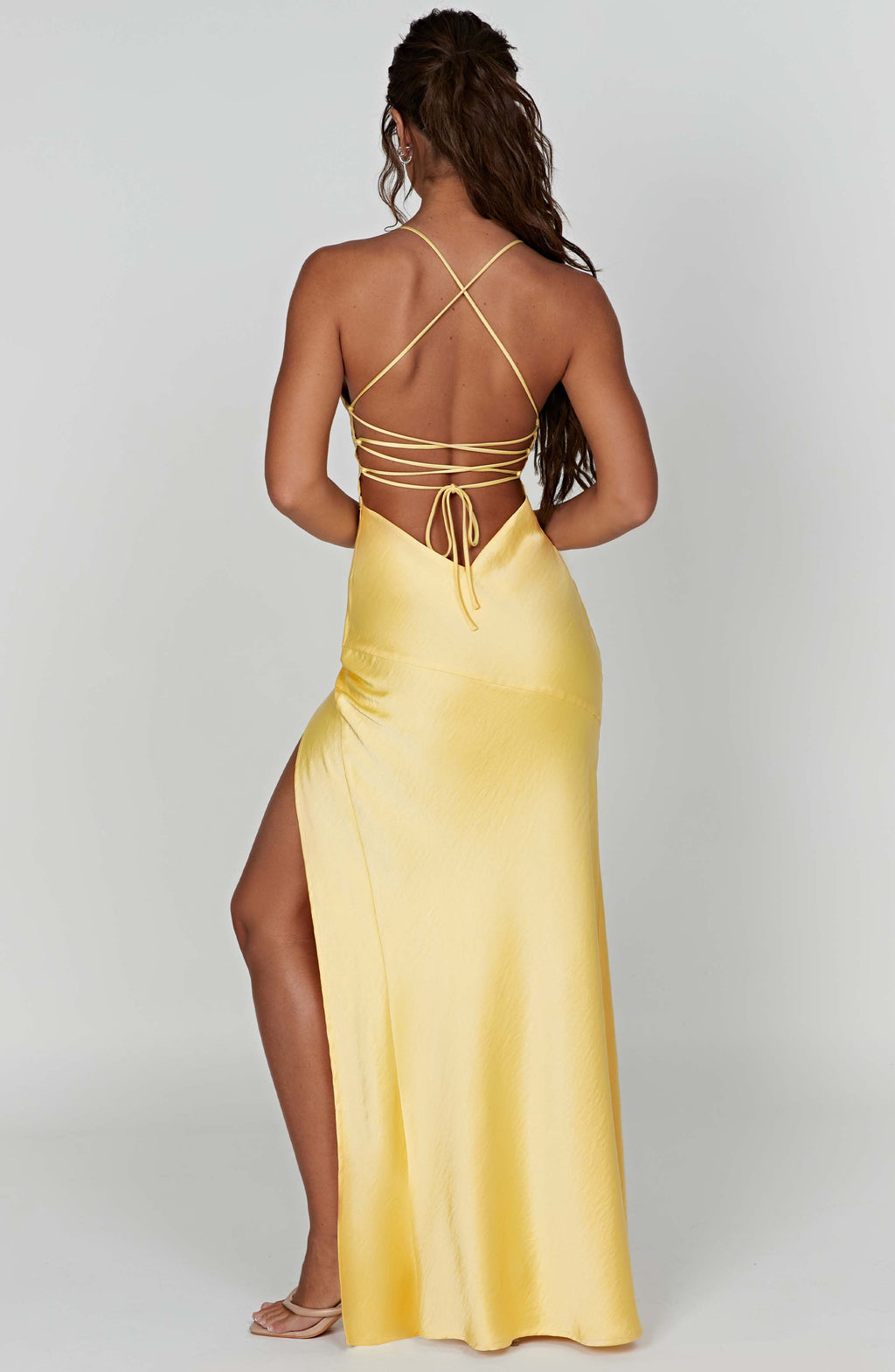 Alexia - Satin Maxi Dress