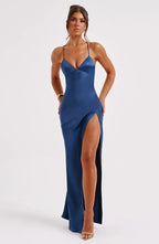 Alexia - Satin Maxi Dress