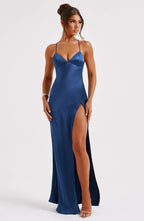 Alexia - Satin Maxi Dress