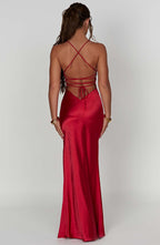 Alexia - Satin Maxi Dress