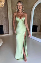 Alexia - Satin Maxi Dress